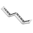 Carry-On Folding Piano 88 Touch White