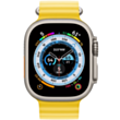 Apple Watch Ultra 49 mm Titanium Case W/Yellow Ocean Band / MNHG3RB/A