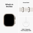 Apple Watch Ultra 2 49 mm Titanium W/White Ocean Band/MREJ3RB/A