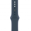 Apple Watch 9 41 mm Silver Aluminium W/Storm Blue Sport Band M/L / MR913QI/A
