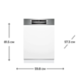 Посудомоечная машина Bosch SMI4IKS50T
