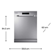 Посудомоечная машина Samsung DW60A6092FS/WT