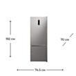 Soyuducu Vestel NFC70480A22 EX VM Wi-Fi