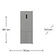 Soyuducu Hotpoint HPAK2 6472 XP5E