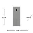 Soyuducu Hotpoint HPAK2 6472 XP5E