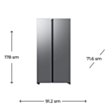 Холодильник Samsung RS70F65Q1TWT