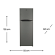 Soyuducu Artel HD-316FND Dark Grey Metallic