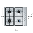 Варочная поверхность Bosch PBP6C5B60Q 