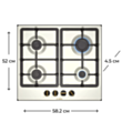 Plitə Bosch PGP6B1B90R