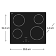 Plitə Bosch PKE611D17E