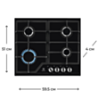 Plitə Electrolux GPE263MB
