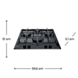 Варочная Поверхность Hotpoint Pcn 641 /Ha (Bk)