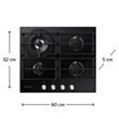 Plitə Samsung NA64H3030AK/WT
