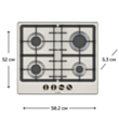 Plitə Bosch PGP6B1B92R