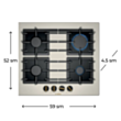 Plitə Bosch PPP6B1B90R