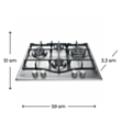Варочная поверхность Hotpoint Ariston PCN 641 T/IX/HA EE