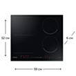 Индукционная варочная поверхность Samsung NZ64R3747BK/WT