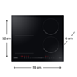 Индукционная варочная поверхность Samsung NZ64R3747BK/WT