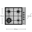 Plitə Beko HIBW 64125 SX