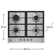 Варочная поверхность Beko HIAG 64225 SX