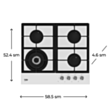 Варочная поверхность Beko HILW 64225 SW