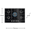 Plitə Electrolux GPE373YK