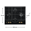 Plitə Electrolux GPE363RBB