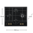 Plitə Electrolux GPE363RBB