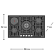 Варочная поверхность Electrotech H9052P13IS/HP