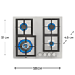 Plitə Teka EFX 60 2G 2H AI AL CI