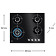 Plitə Electrolux KGG6437K