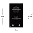 Plitə Electrolux EGC3322NVK