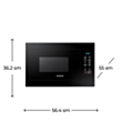 Микроволновая печь Samsung MG22M8054AK/BW