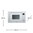 Микроволновая печь Franke FMW 250 CR2 G WH
