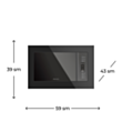 Mikrodalğalı soba Electrotech MW ET555-T3 Black 