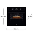 Soba Electrolux EOF3H50BK