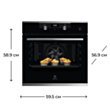 Soba Electrolux KODEH70X 