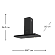 Aspirator Electrotech Oblo 90 Black