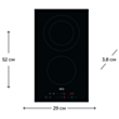 Plitə AEG HRB32310CB