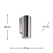 Вытяжка Franke FTU 3805 XS CYLINDRA E LEDO