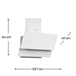 Вытяжка Electrotech Alno Duo 60 White 