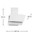 Вытяжка Electrotech Alno Duo 60 White 