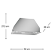 Aspirator Electrotech Leno 52 Inox