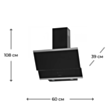 Aspirator Krona Irida 600 Black