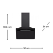 Aspirator Krona Liva 500 Black S