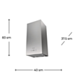 Вытяжка Krona Dita R 400 Inox PB