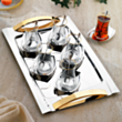 Чайный сервиз Schafer Allure 19 предметов 8699131906774 (Золотистый)