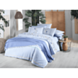 Пикейное покрывало + комплект постельного белья Sarev Eva Bella CK PT 2Y D Голубой