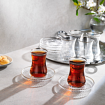 Çay dəsti Schafer Optik 12 parça 8699131900499 Gümüşü