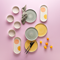 Serviz dəsti Schafer Sunny 10 parça Rəngli 8699131786963